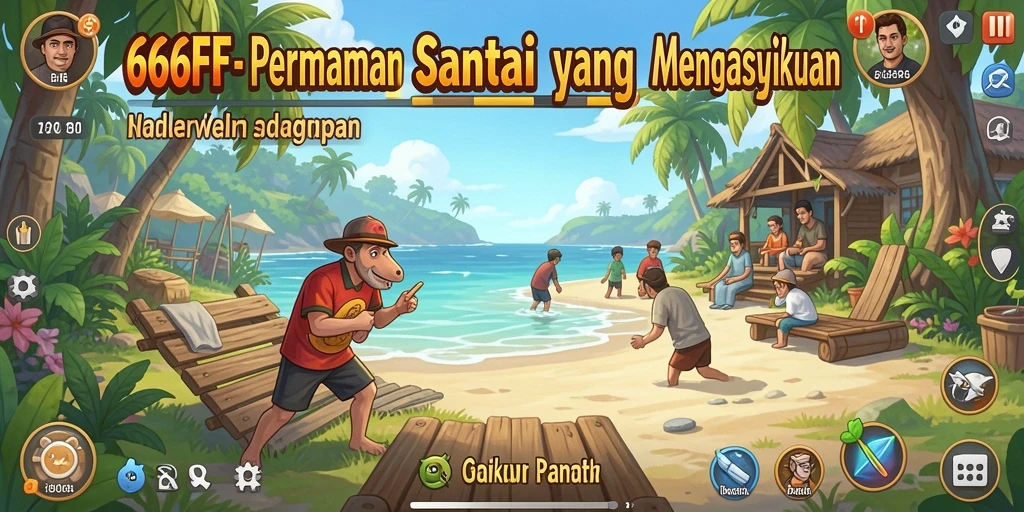 Tampilan gameplay 666FF yang menenangkan dan menarik.