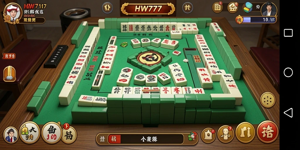Tampilan gameplay menantang dalam permainan Mahjong HW777.