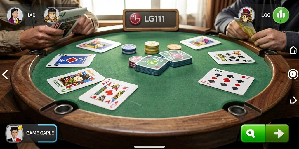 Tampilan menawan dari gameplay Gaple di LG111.