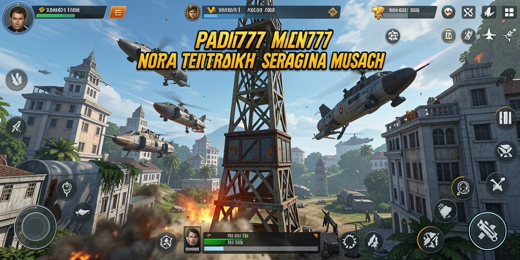 Tampilan gameplay seru PADI777 dengan strategi Tower Defense.