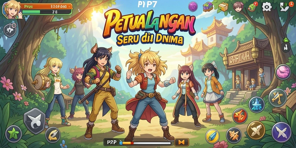 Tampilan menarik dan gameplay seru dalam PP7.