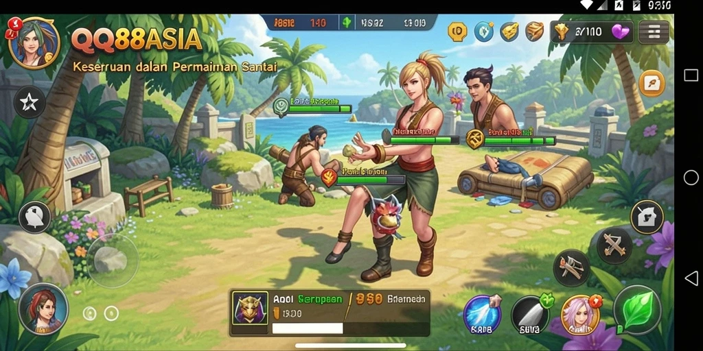 Tampak seru saat pemain bersaing dalam QQ88ASIA.