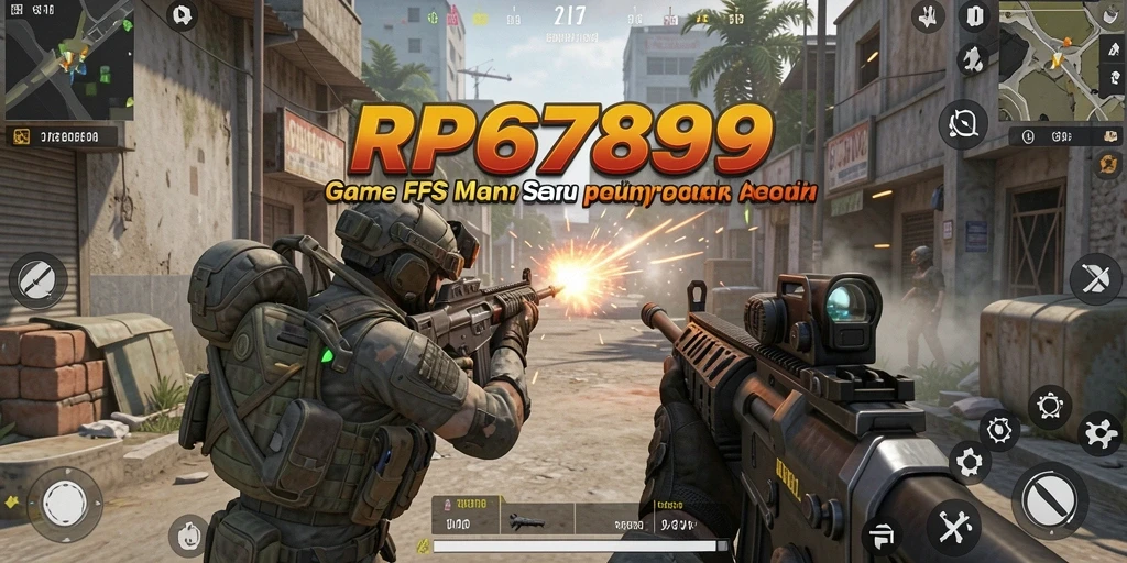 Screenshot gameplay RP6789 dengan aksi tembak-menembak yang mendebarkan.