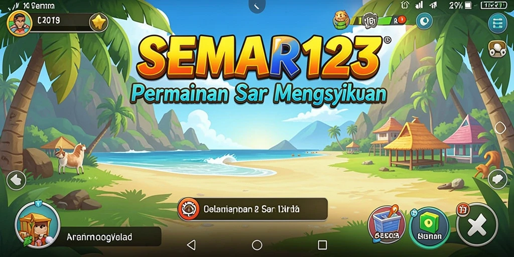 Tampilan gameplay SEMAR123 yang ceria dan mengasyikkan.