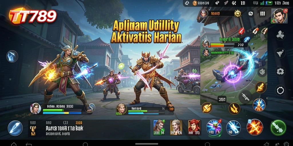 Tampilan antarmuka pengguna yang intuitif dari aplikasi Utility TT789.